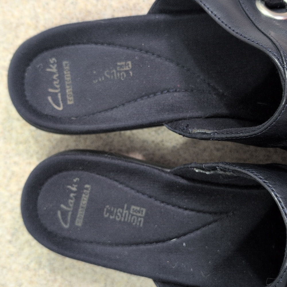 Clarks Soft Cushion Shoes, Clogs Slip-ons Women's Size 10 - Picture 6 of 13